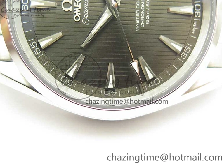0508 Aqua Terra 150M SS VSF 1:1 Best Edition Gray Textured Dial on SS Bracelet A8500 Super Clone MultiPurpose 8039